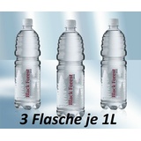 3x1L Mineralwasser "Black Forest" still EINWEG Mineral Water Вода минеральная