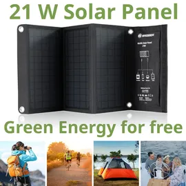 Bresser Solar Panel 21 Watt mit USB