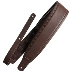 Richter Backline Gitarrengurt Leatherette I Vegan Brown - Gitarrengurt