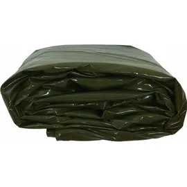 vidaXL Plane 650g / m2 1,5 x 6 m Olive Grün