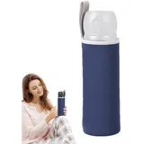 Fukamou Wasserflaschenhülle | Glasflaschen-Schutzhülle Für Die Reise - Bottle Cosy Isolierte Glas-Wasserflaschenabdeckung, Isolierte- Flaschenträger Für Outdoor-Sportarten