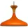 Bamyum Champion 1-flg. 35 cm rund Holz orange