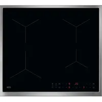 AEG OIN64A00XB Induktionskochfeld 60cm Edelstahlrahmen Hob2Hood PowerBoost