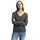Tom Tailor Front Logo Coin Pullover Mit V-ausschnitt Evident Anthracite Melange M
