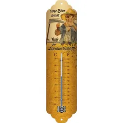 Thermometer „Wer Bier trinkt hilft der Landwirtschaft“