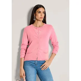 Madeleine Twinset Basic Strickjacke mit Halbarmpullover Rosa 48