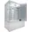 K80-WS-EH-C-SC-EA Duschtempel 180x100 aktive Schlauch-Reinigung Weiß