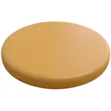 Surwin Stuhlkissen Sitzkissen Rund Bequemes Bodenkissen, Wasserdicht Leder Sitzkissen Boden Gartenmöbel-Kissen für Indoor und Outdoor (30cm,Ingwer)