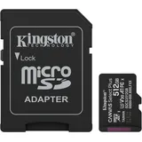 Kingston Canvas Select Plus - Flash-Speicherkarte - 512 GB microSDXC Speicherkarte Schwarz