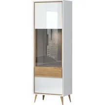 OTTO home Vitrine Vida 195 x 64 x 40 cm Weiß