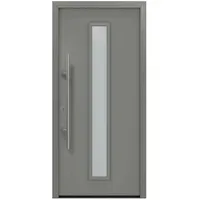 Hörmann ISOPRO Secur IPS 020 links 110 x 210 cm graualuminium