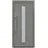 Hörmann ISOPRO Secur IPS 020 links 110 x 210 cm graualuminium