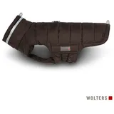 Wolters Hundemantel Steppjacke Cosy, in verschiedenen Größen, für Hunde, mit reflektierenden Details braun 24cm Regulär