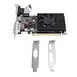 ciciglow R5 230 Computer-Grafikkarte, 2 GB GDDR3, 64 Bit, 625 MHz Kernfrequenz, PCI Express X16, für Arbeit, Videobearbeitung, ITX-Gehäuse
