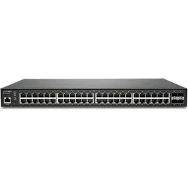 Sonicwall Switch SWS14-48FPOE (52 Ports), Netzwerk Switch, Schwarz