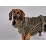 Wolters Hundebademantel Easy Clean Hundebademantel, in verschiedenen Größen, für Hunde braun M