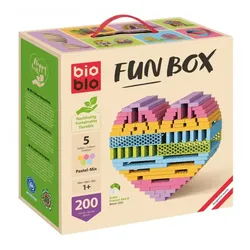 Bioblo Fun Box Pastel-Mix Bausteine (200 Teile)