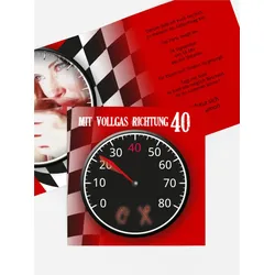 Einladungskarten Geburtstag selbst gestalten mit Spruch und Fotos im Onlinedesigner bei Meine-Kartenmanufaktur.de