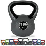 MSports® Kettlebell Kettlebell Kunststoff schwarz