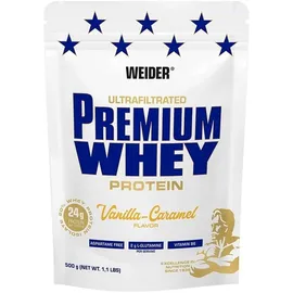 Weider Premium Whey Vanille-Karamell Pulver 500 g