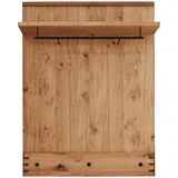 Waldwelt Garderobenpaneel LOPEZ 90 x 120 x 30 cm Massivholz