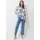ALBA MODA Modische Tunika mit Krempel-Option in ecru / hellblau / schwarz | Gr.: 42