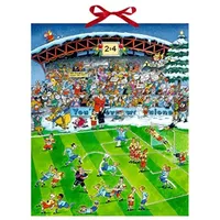 Coppenrath Verlag Mein Fußball-Wimmelkalender: Mit 24 eingesteckten Zetteln