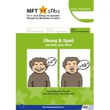Schulz-Kirchner Verlag Gm MFT 4-8 sTArs - Für 4- bis 8-Jährige mit spezieller Therapie der Artikulation von s/sch Übung und Spaß mit Muki, dem Affen