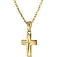 Trendor 75786 Kinder Kreuz-Anhänger Gold 333 (8 Karat) +