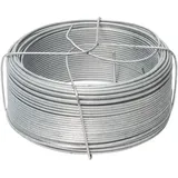 WERKA PRO Verzinkter Draht Rolle 50m mit Halter Ø 1,1 mm