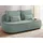 S-Style Kindersofa Vero 210 x 90 x 98 cm Teilmassiv Buche Blaugrau