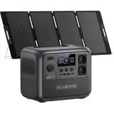 BLUETTI AC70+MP200 1000W Tragbare Powerstation mit 200W Solarpanel, 768Wh LiFePO4 Solargenerator für Reise, Camping