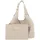 Coccinelle C-Easy Umhängetasche Leder Beige/Weiß