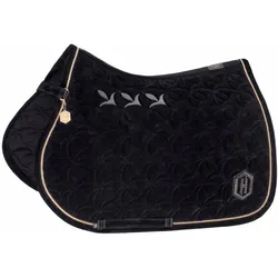 Eskadron Heritage 2425 Velour Emblem Schabracke - almond - Warmblut Vielseitigkeit