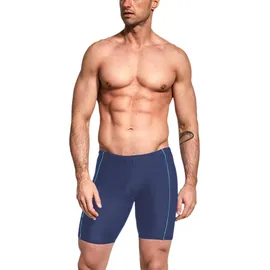 Aquarti Badehose Aquarti Herren Lange Badehose Dunkelblau/Blau S