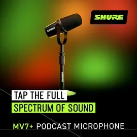 Shure MV7+ Podcast Kit Mikrofon