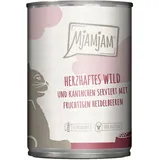 MjAMjAM herzhaftes Wild & Kaninchen an fruchtigen Heidelbeeren