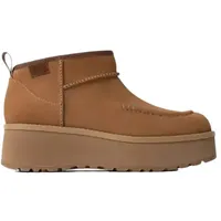 UGG Australia UGG für Damen. 1158193 Cityfunc Ultra Mini Booties braun (39), 3 bis 5 cm, Reißverschluss, Lässig