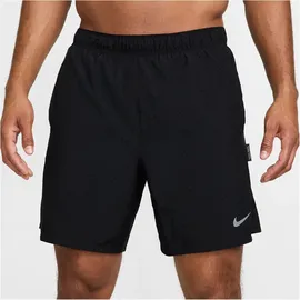 Nike Challenger Breathe Dri-FIT 2-in-1 Laufshorts Schwarz S