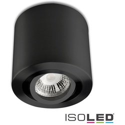 ISOLED Deckenaufbauleuchte für GU10/MR16, rund, IP20, schwenkbar, exkl. Fassung /Sockel, exkl. Leuchtmittel, Schwarz ISO-113120