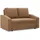 Möbel Kraft Couch Webstoff 2-Sitzer Braun