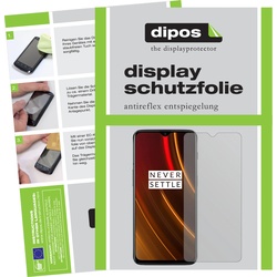 Dipos Displayschutzfolie Antireflex (2 Stück, OnePlus 6T McLaren Edition), Smartphone Schutzfolie