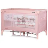 Chipolino Reisebett, Ariel, 2 Ebenen, Tragetasche, Seiteneingang, Seitentasche weiß rosa
