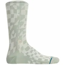 Stance Wave Check Crew Socks paleblue Gr. M