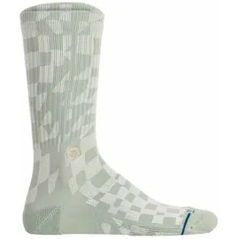 Stance Wave Check Crew Socks paleblue Gr. M