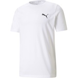 Puma Herren Active Small Logo Men's T-shirt Tee, Weiß - White (White), L EU