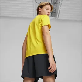 Puma BVB Borussia Dortmund kurzarm Aufwärmtrikot 2023/24 Kinder 01 cyber yellow/black 176