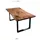 KAWOLA Lore 180 x 76 x 90 cm nussbaumfarben/schwarz