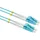 Value 21998824 - LWL Patchkabel, LC Duplex, OM3, LC/LC, LSOH, Low-Loss, türkis, 5 μm,