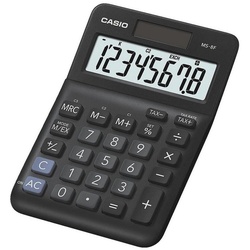 CASIO Taschenrechner MS-8F, 8-stellig schwarz